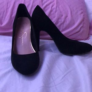 Black Suede Heels